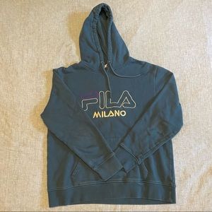 Fila milano turquoise hoodie